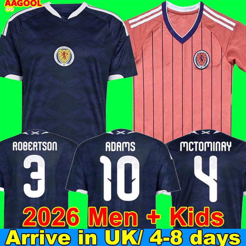 Scotland Soccer Jersey 2026 World Cup away home TIERNEY ROBERTSON football kit shirt CHRISTIE McGREGOR McGINN McKENNA men kids kit sets uniforms