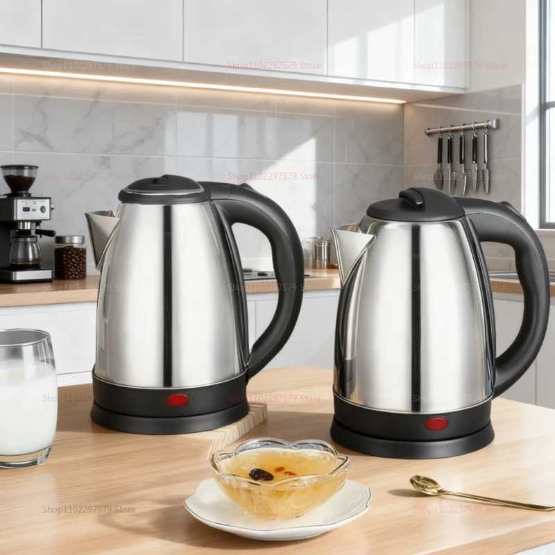 Smart Electric Kettle 1500W High Power Fast Boil Portable Kettle 304 Stainless Steel Smart Kettle for Home Office Hotel Travel Y251114