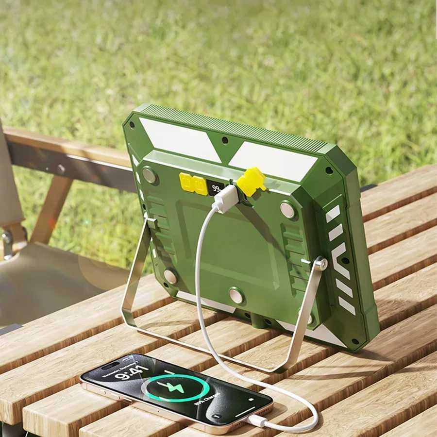 Ugprade Rechargeable Work Light 6 Lighting Modes Portable Handheld Light Waterproof for Camping Fishing Working Market M251115