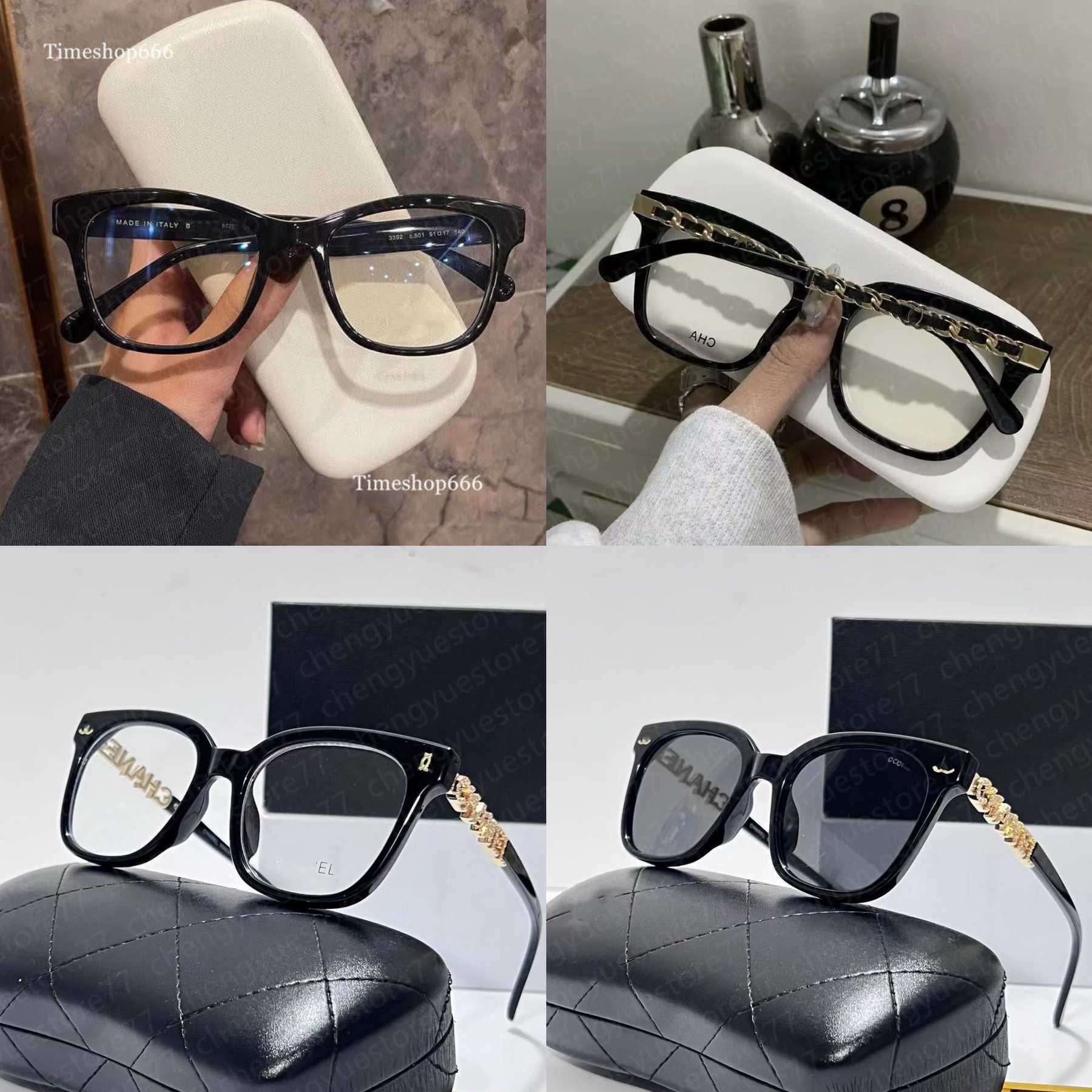 hot Sunglasses Designer Womens Reading Glasses with Box Fashion Letters Mens Anti Blue Light Square Frame Eyeglasses Clear Lenses brand glasses cc nice 16 styles