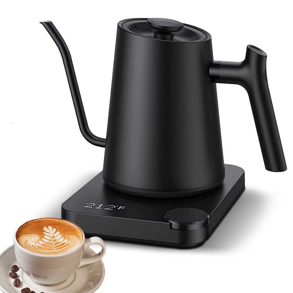 Gooseneck Electric Kettle 09L Temperature Control Stainless Steel Quick Heating 1200W Electric Kettles for Pour Over Coffee Y251114