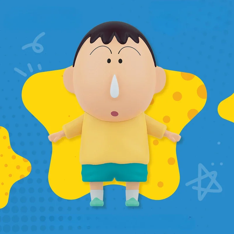 CIMON Licensed Crayon Shinchan Wall Climbing Toy Series 5 Styles Adhesive Dolls with Shinnosuke Nene Kawaii Interactive Play Bulk Stock Kids Birthday 