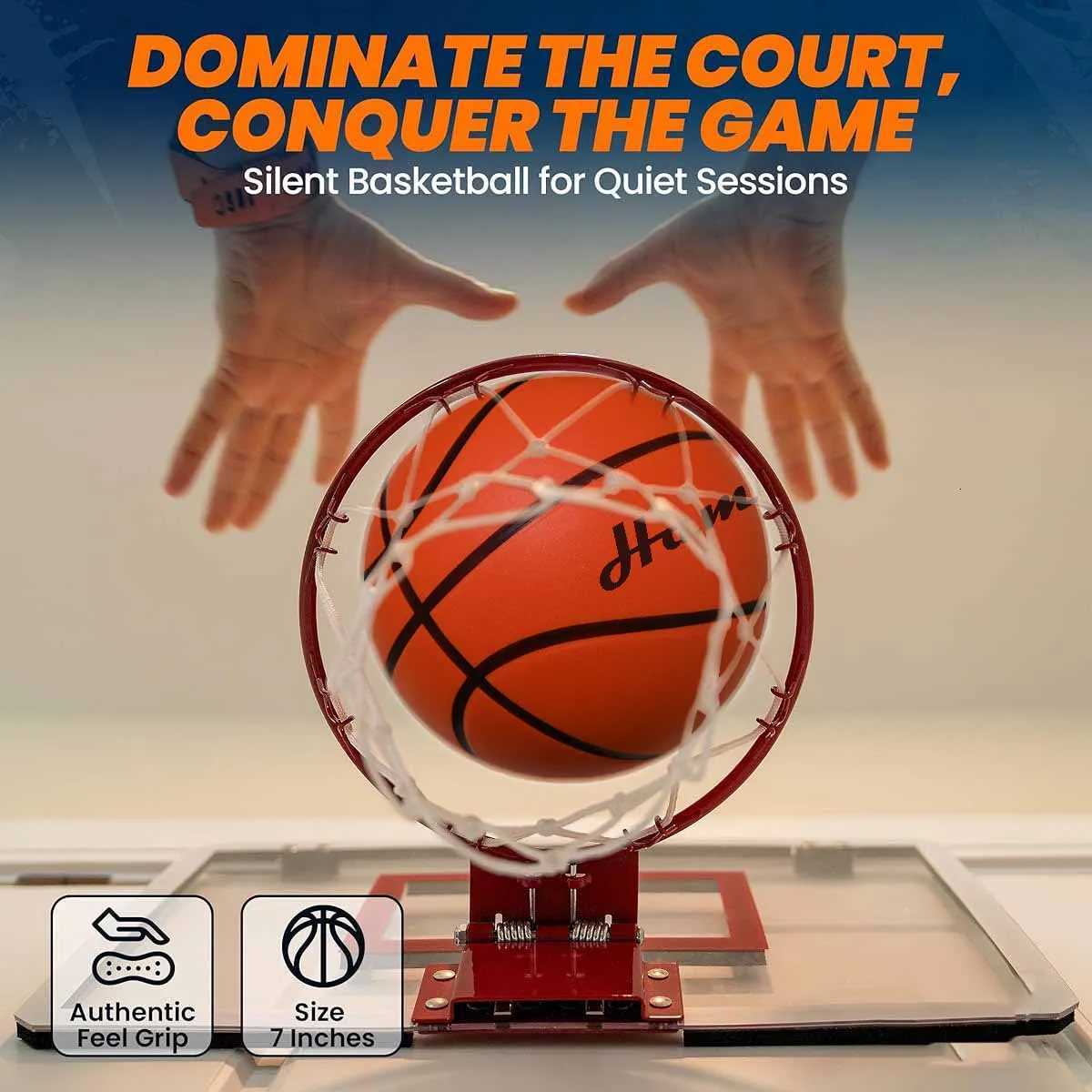 Weighted Silent Basketball 580g Simulated Real Basketball Weight Professional Indoor Training Quietly Standard Size 7295inchW251115