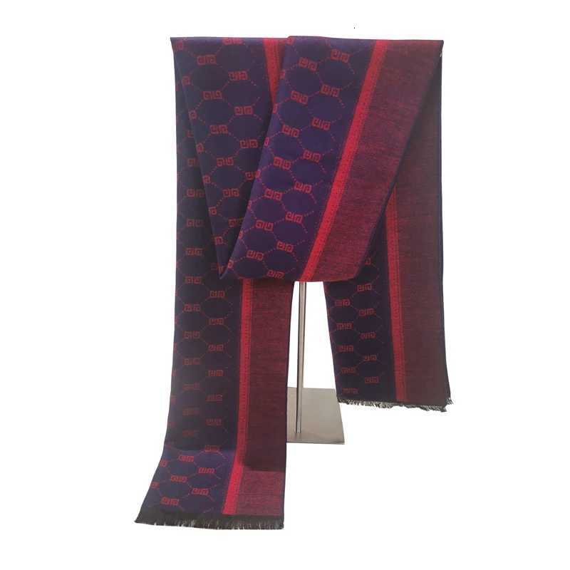 Luxury Luxury Brand Design Men Scarf Foulard Plaid Scarves Business Casual Winter Men Scarf Warm cashmere Scarfs fashion Shawls Wraps Y251115