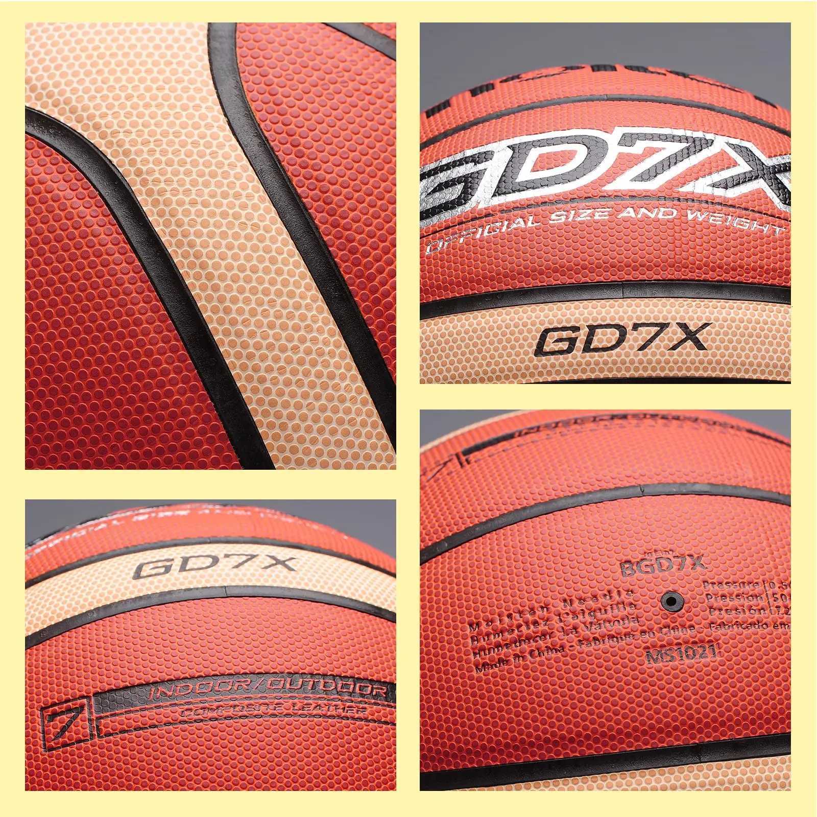 Original Molten GD7X Basketball Soft Touch Rubber and Faux Leather Training Basketball High Bounce Indoor Outdoor BasketballW251115