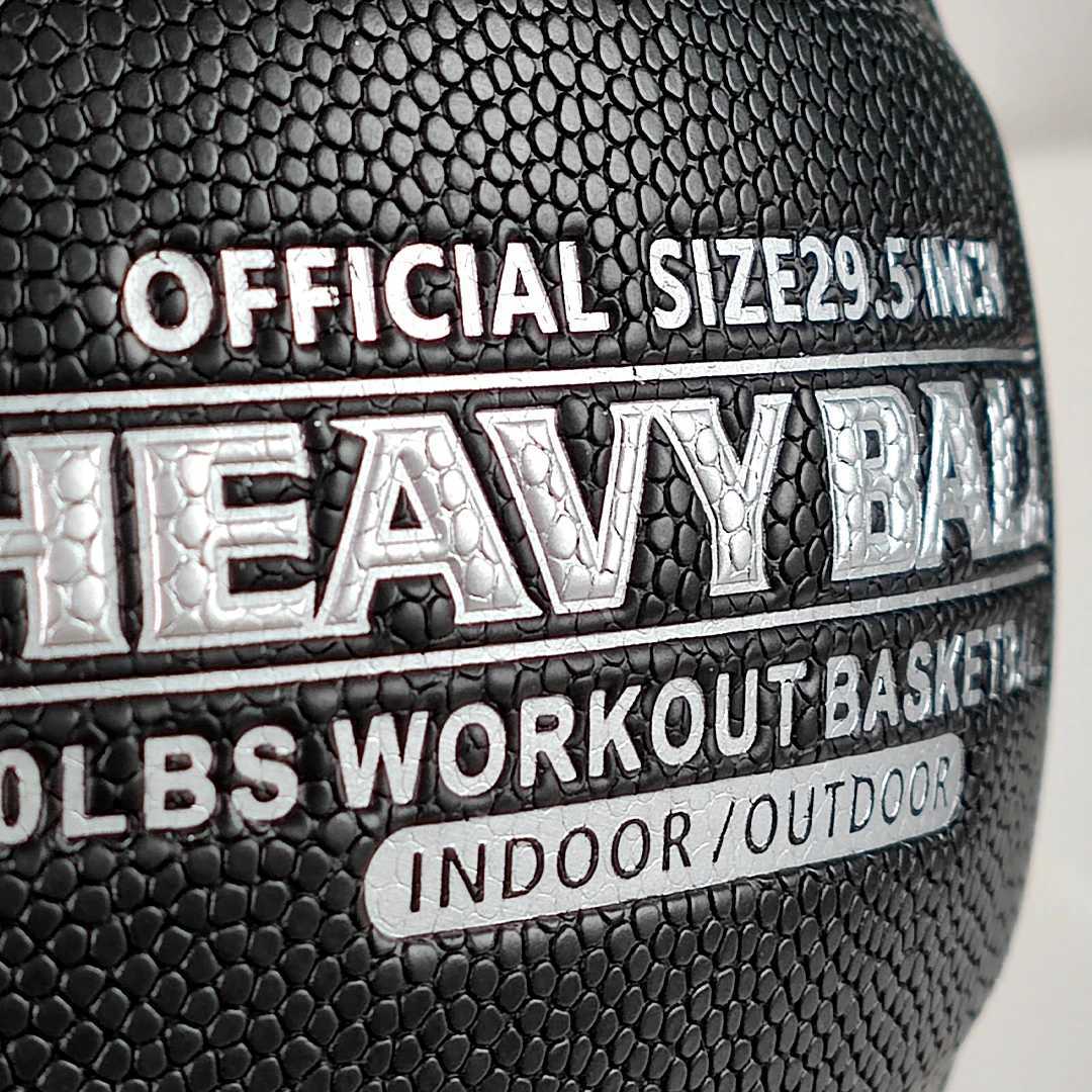 Aggravated Basketball 3lbs Size 7 Indoor Outdoor Special Training Heavy Ball for Improving Ball Handling Dribbling Passing SkillW251115