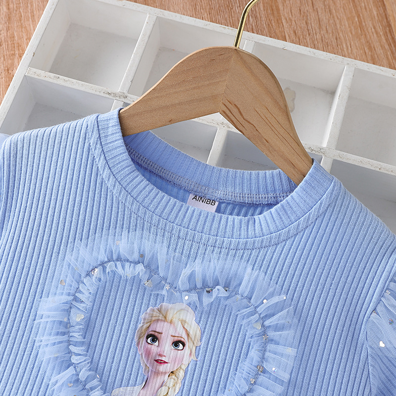 DISNEY Kids designer clothes Elsa children's skirt kids clothes Frozen baby girl dress Comfortable and soft