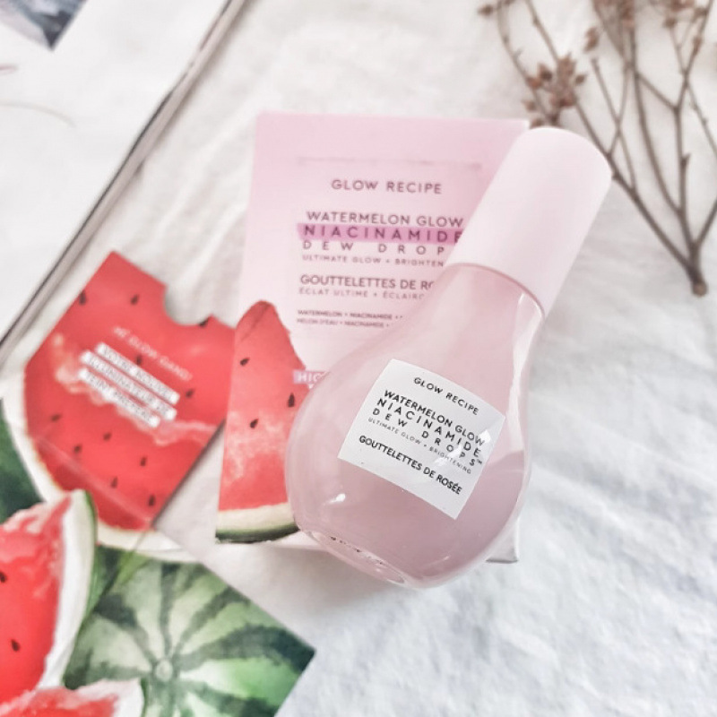 Glow Recip Watermelon Essence 40ml before makeup Highlighting Serum Eclat 40ml Dew Drops Niacinamide nicotinamide Brightening
