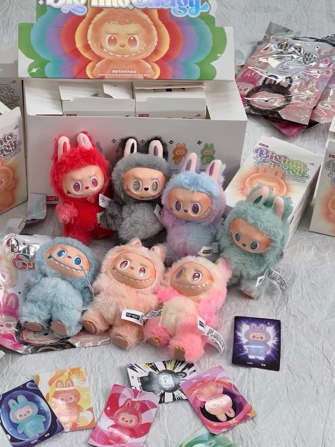 Labubu POP Mart Orgianl Labubu Mystery Blind Box With Security Code 6 Colors Figures Phone Accessories - Cute Collectible Toys, Perfect Gift for Kids & Adults, Fast