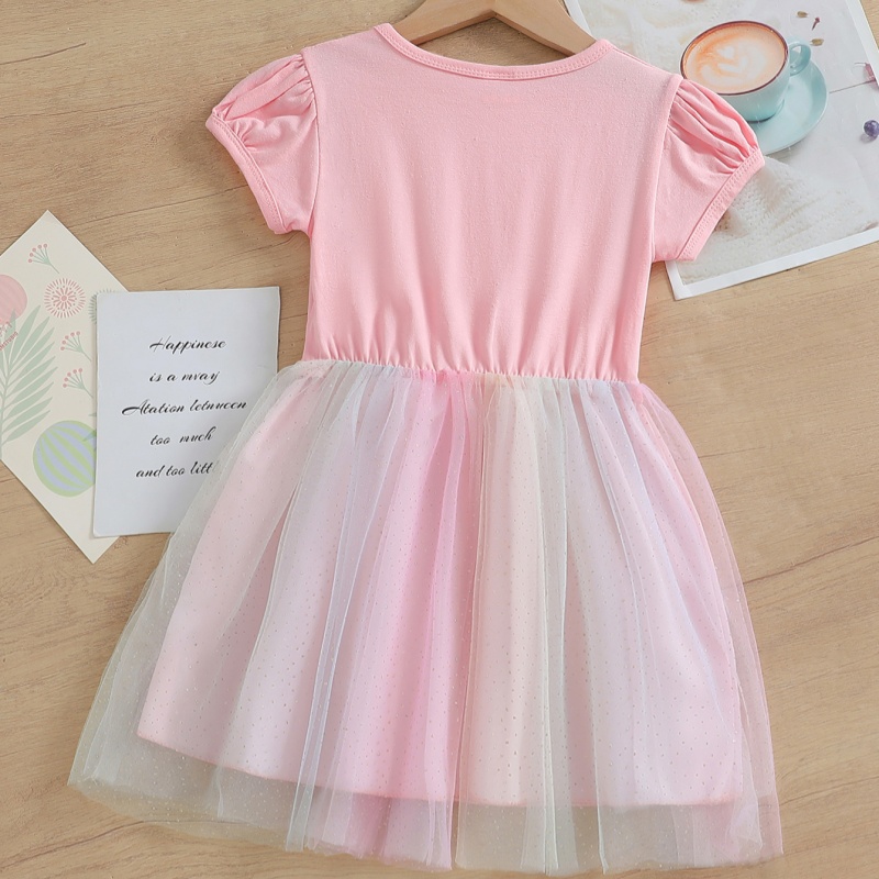 DISNEY Girls designer clothes baby clothes kids dress designer baby clothes Crayon Shin-chan princess dress Soft fabric label-free design