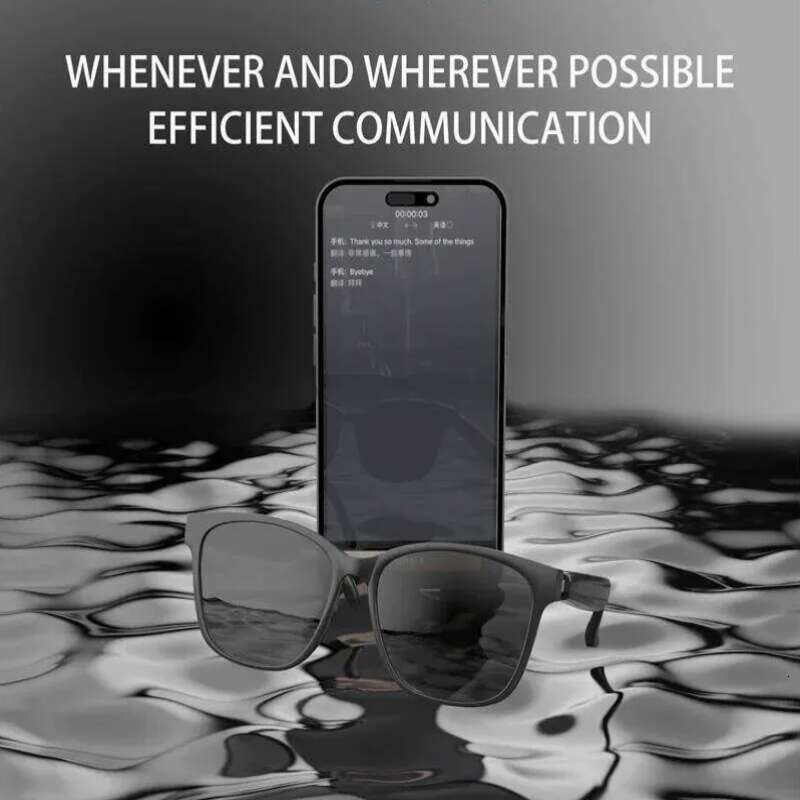 Smart Audio Glasses with Real-Time Translation - Wireless Bluetooth Headset for Clear Communication Z260306