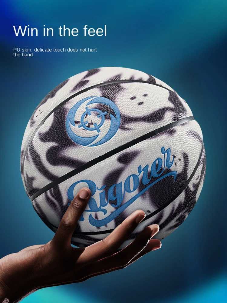RIGORER Ghost Luminous Pu Basketball Fluorescent No7 Adult Wear-resistant Indoor And Outdoor Professional Birthday GiftW251115