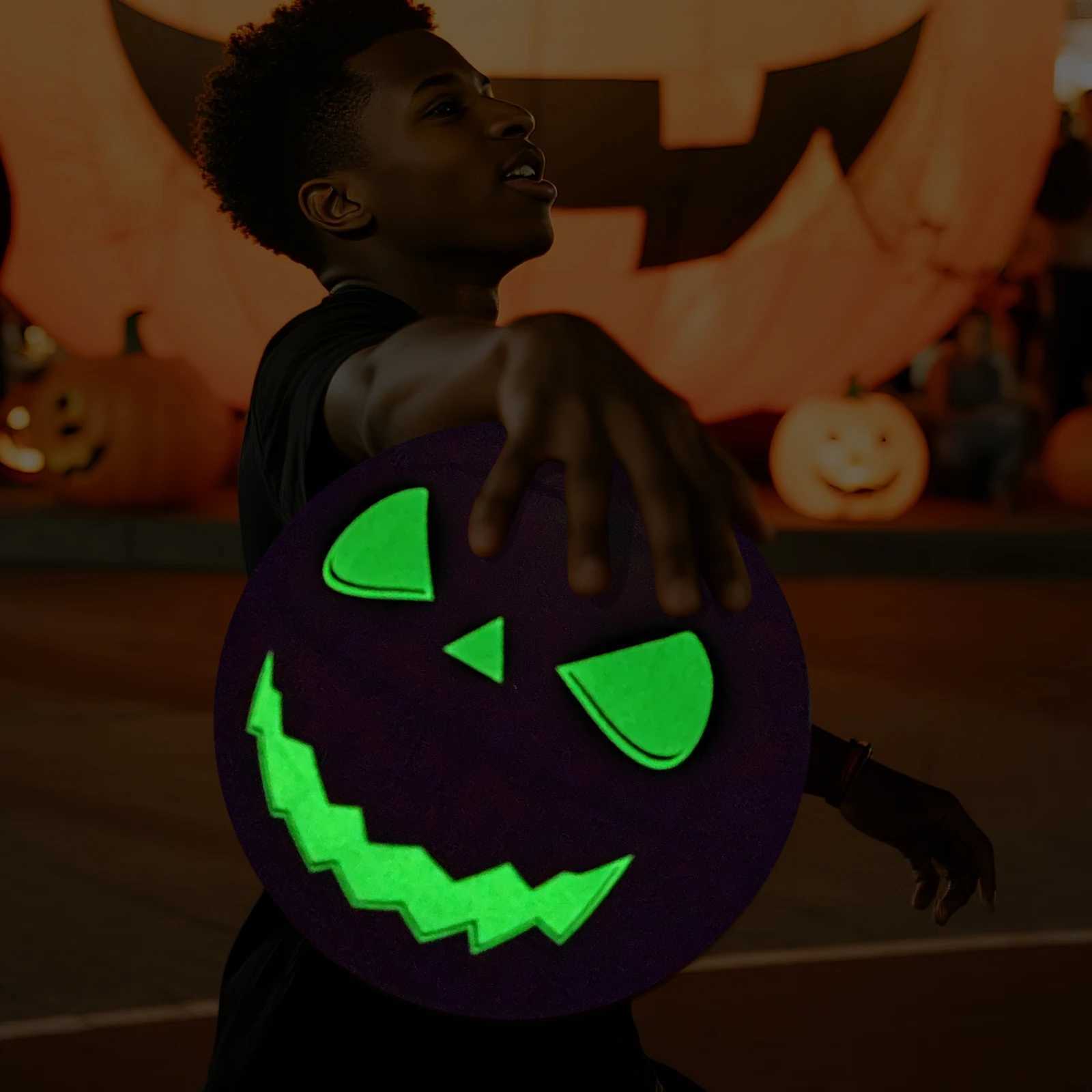 Halloween Jack-O-Lantern Basketball Standard Size 7 OutdoorIndoor Mens And Womens Pumpkin Luminous Balls Glowing Night UseW251115