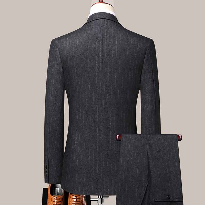 H673 Men's Spring and Autumn New Fashion Plaid Non-iron Temperament Men's Jacket
