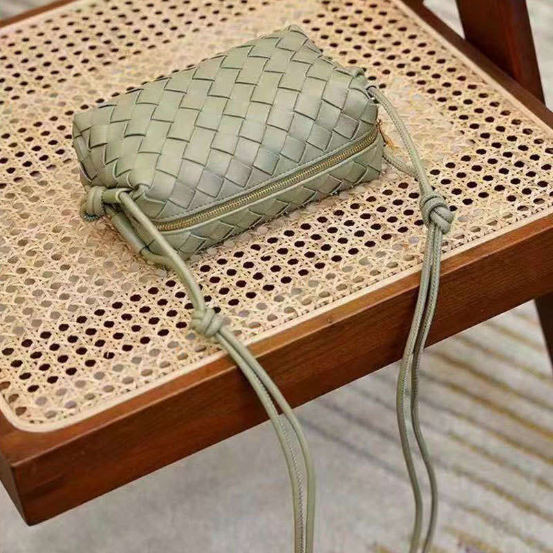 Women's Bags Leather camera hand woven new mini phone versatile small square bag, women's single shoulder crossbody bag