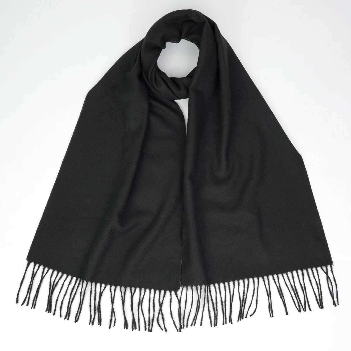Luxury Cashmere solid color scarf for men Y251115