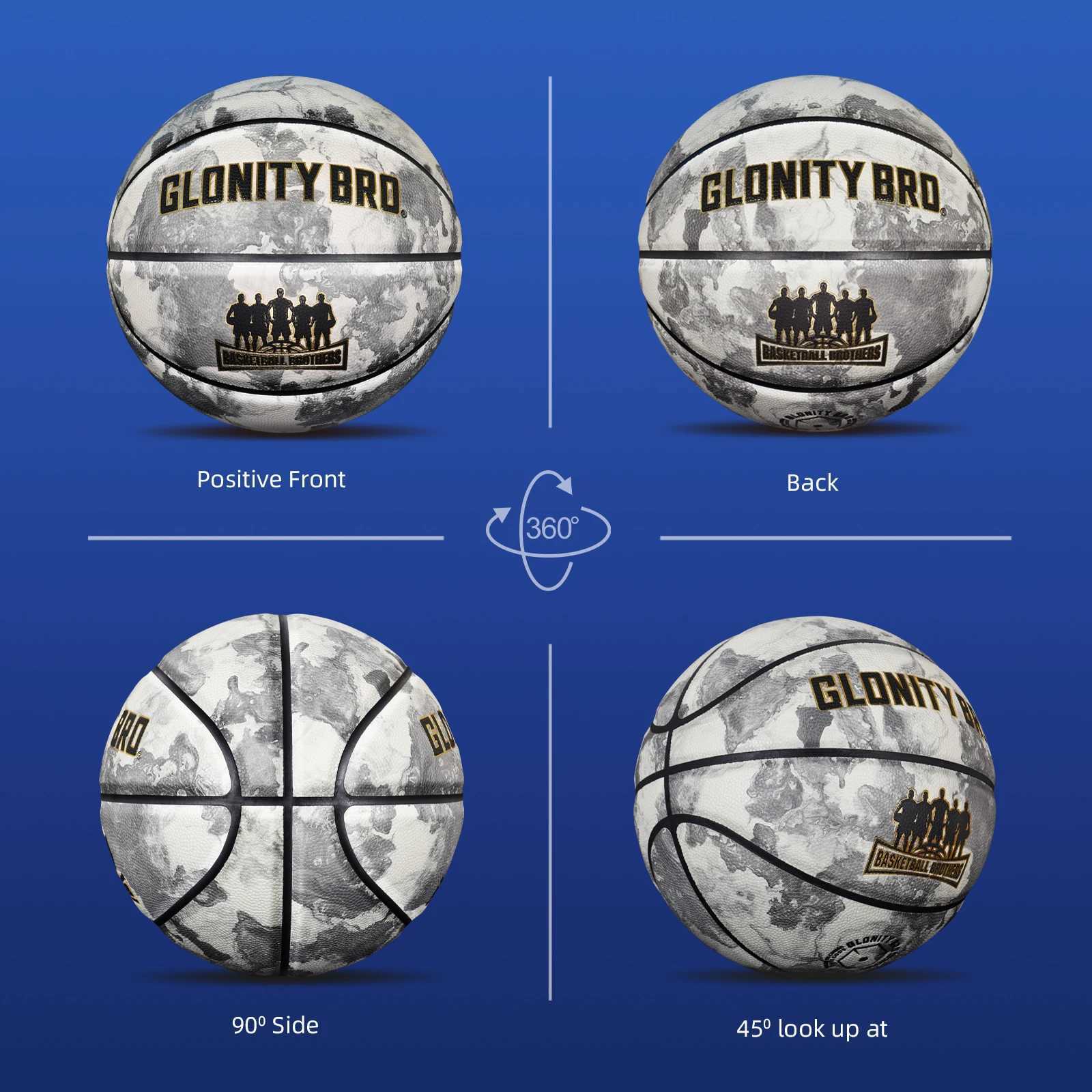 Luminous Green Basketball For Boy GirlStandard Size 567 Soft Pu Composite Leather Outdoor Street Glowing Ball Night Use GameW251115