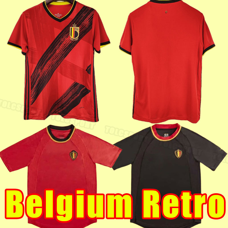 Belgium retro soccer jerseys 2020 2000 00 20 Vintage Classic football Shirt 2020 home away