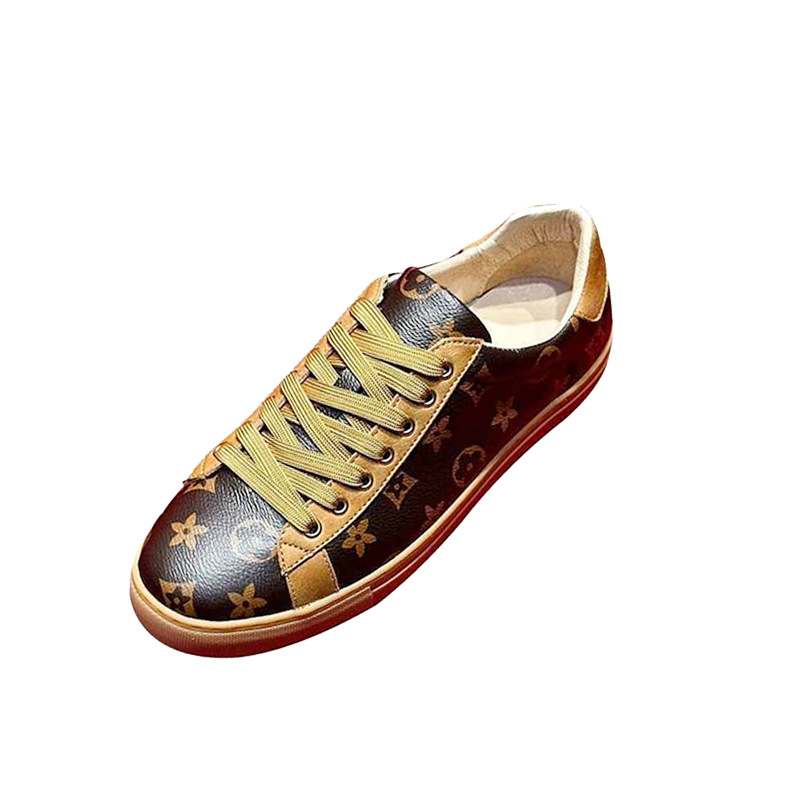 Free shipping classic European and American daily wear low-top soft cushioning plate leather durable, comfortable, fashionable and versatile casual sh
