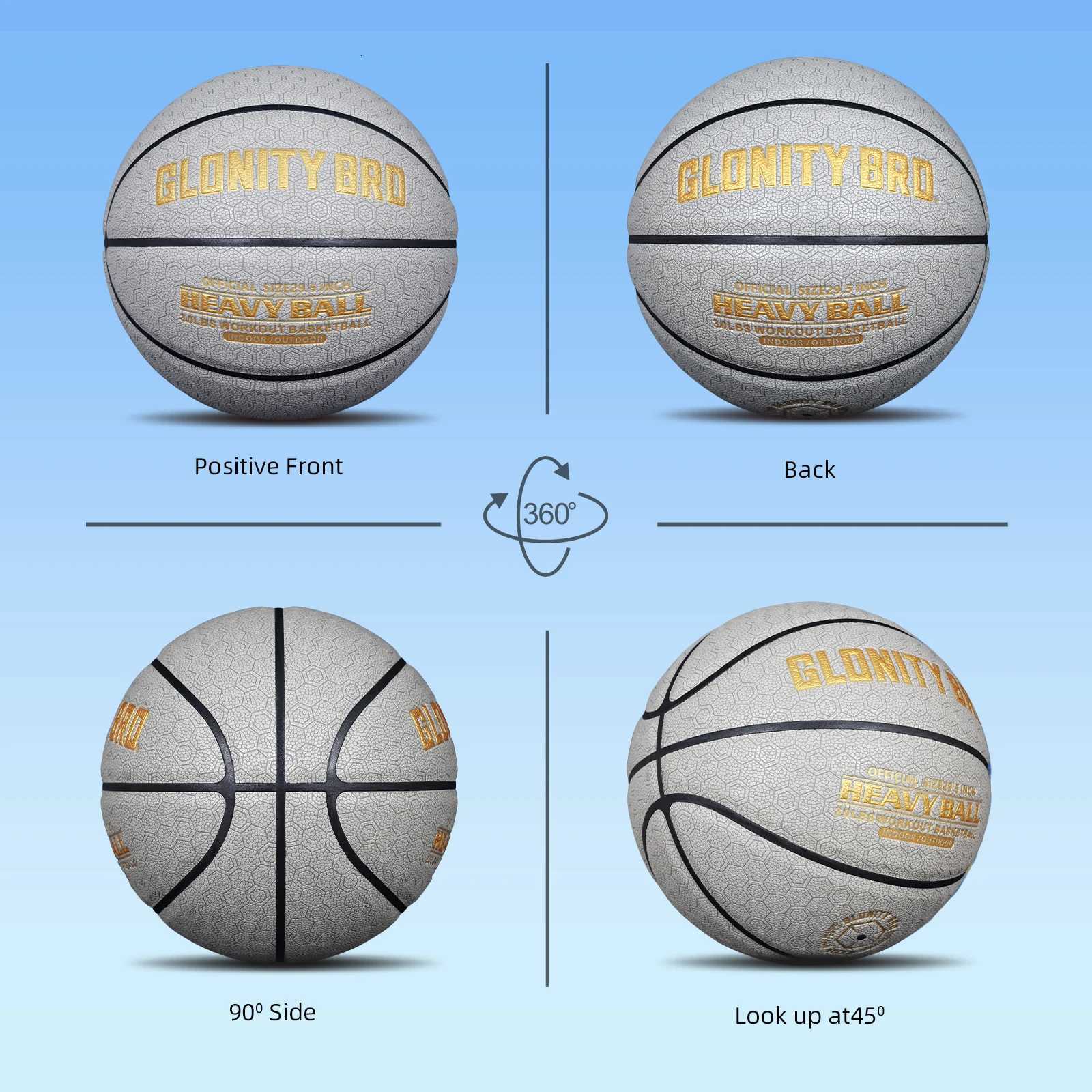 3LBS/22LBS 295/285 Pu Weighted Special Training Heavy Basketball For InOutdoor Improving Handing Dribbling Passing SkillsW251115