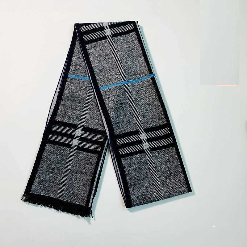 Luxury Winter Men Scarf Warm Long Pashmina Y251115