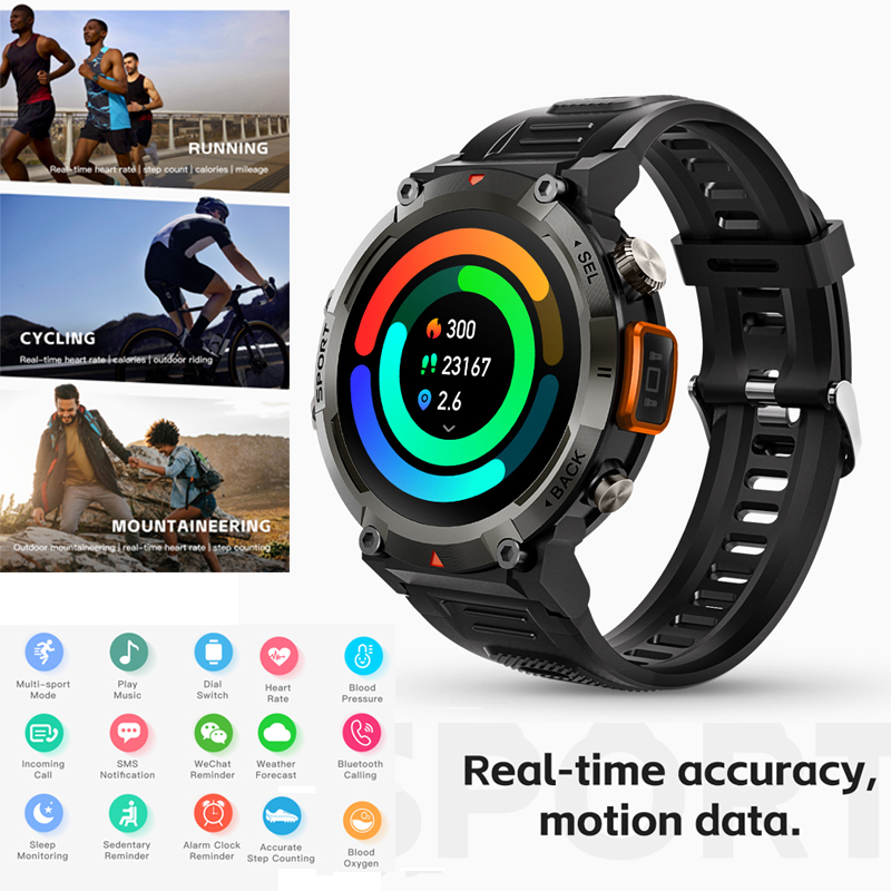 S100 Smart Watch Men Lady Sport Fitness Smartwatch Sleep Heart Rate Monitor Waterproof For IOS Android Bluetooth Phone