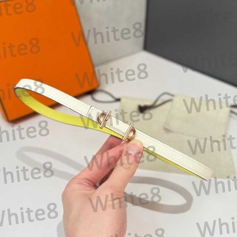 Luxury Designer Women Belt Brand Luxury Belt Premium Leather Belt Width 1.3cm Smooth Letter Buckle Belt Multi-Cor Thin Belt Decarate Dress Pants Dust Bag