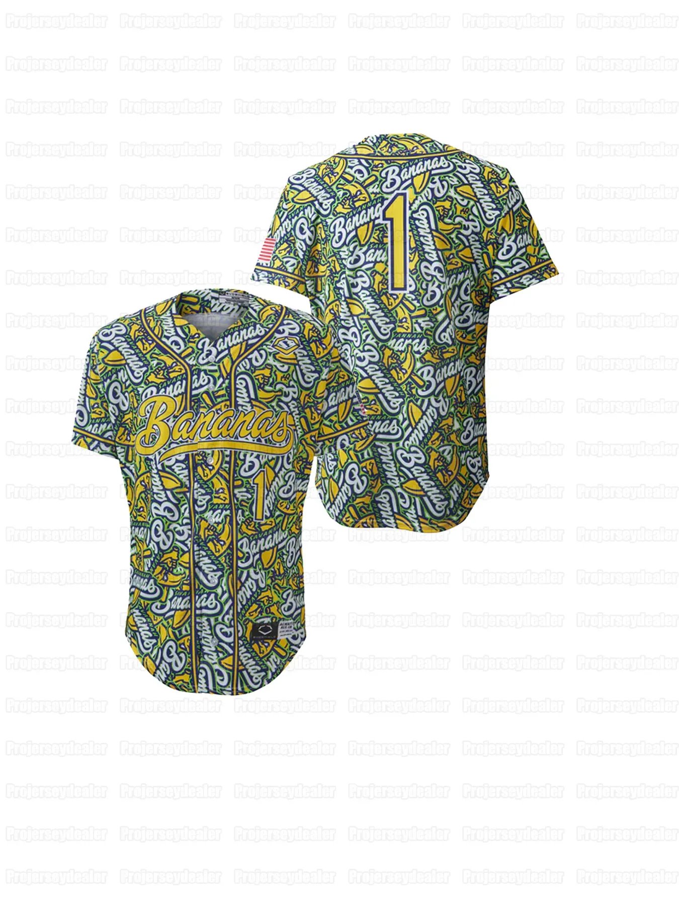 8 Bananas Olson Phillips 29 Rac 15 Baseball Jersey Custom For Mens Women Youth Jerseys