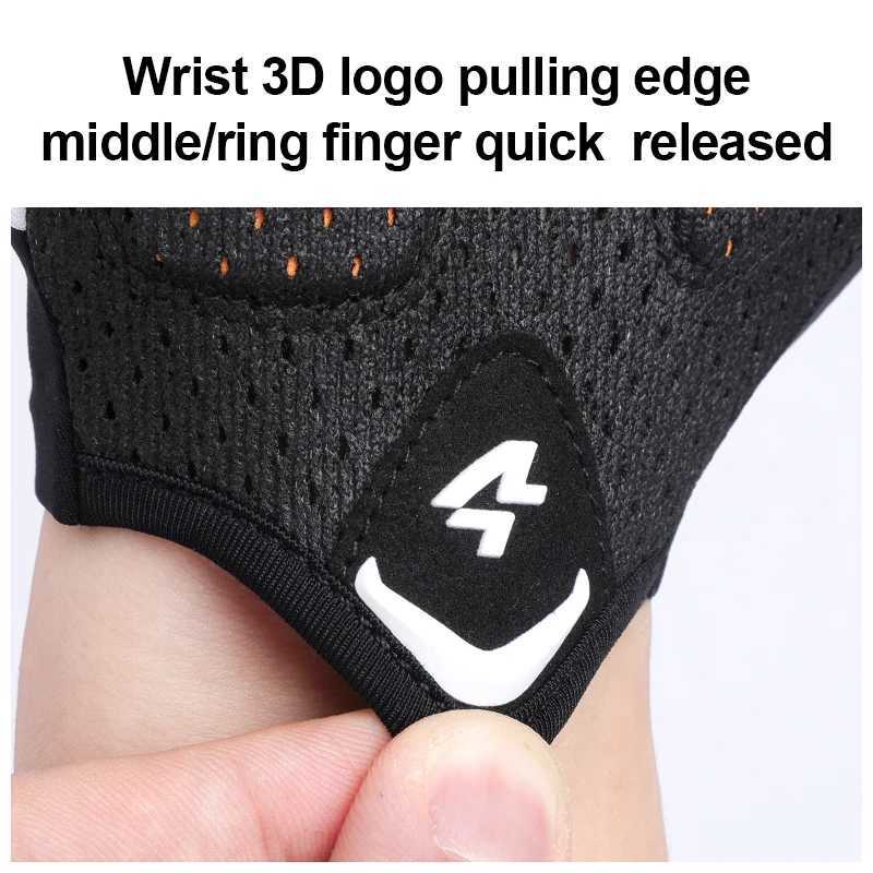 LAMEDA Summer Bicycle Gloves Half Finger MTB Cycling Gloves for Men 3D Padded Anti-Slip Shock-Absorbing Biking Bike Accessories M250416
