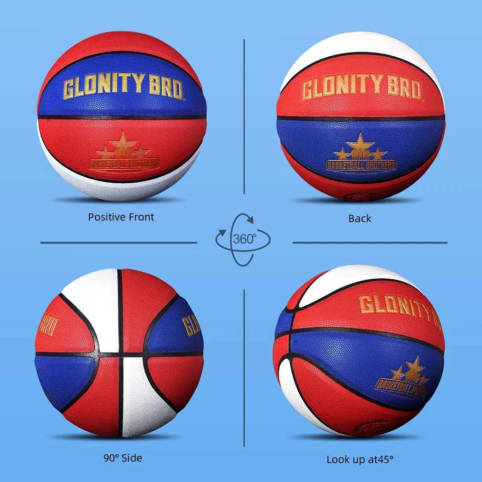 Students Teenager Size 5 6 7 Composite Sport Basketball Dribble Practice Indoor Outdoor Training Competition Basketball Team RedW251115