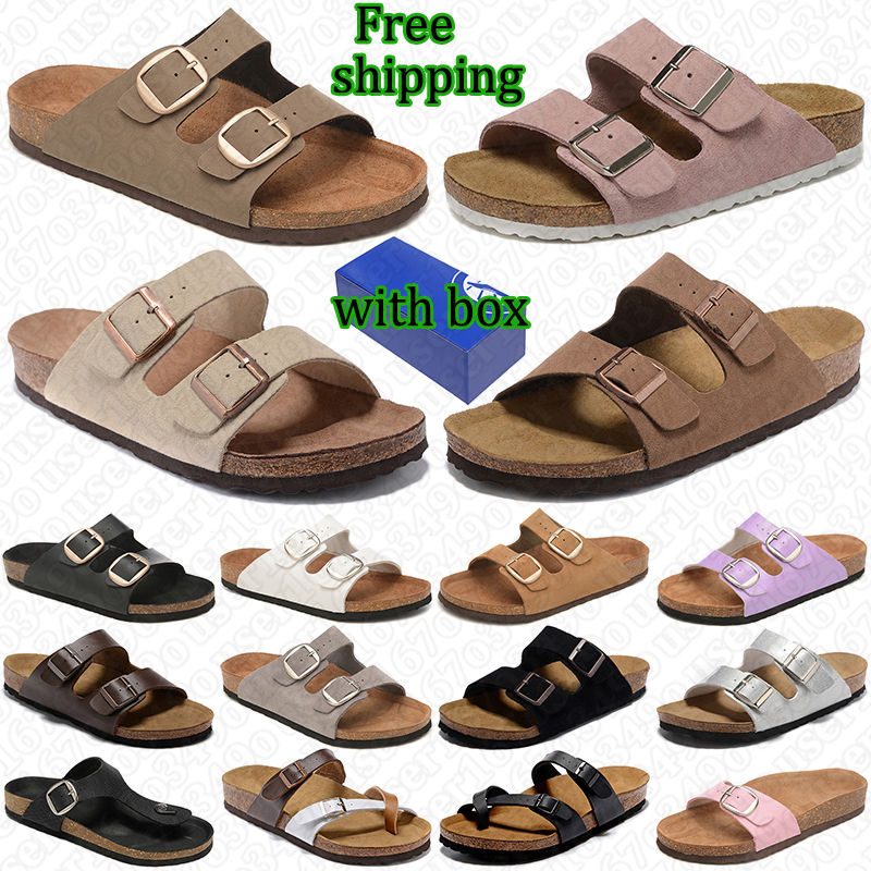 free shipping with box slippers famous designer sandals women men slides sliders brown black suede leather slipper flat sandal mens womens clogs slide outdoor shoes
