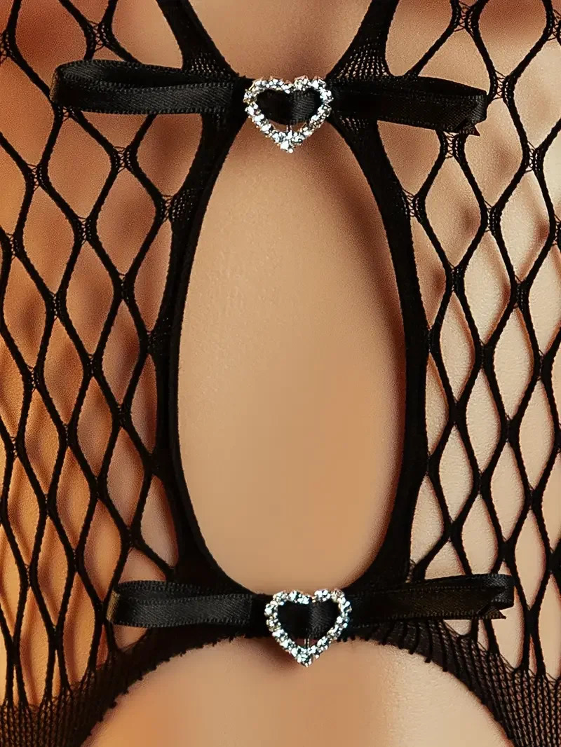 Transparent Fishnet Net Bodystockings Porn Bodysuit Sexy Womens Underwear Bodystocking Crotchless Sex Lingerie Erotic Costumes 251114