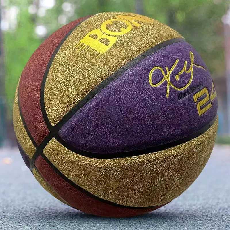 Basketball Ball Size 7 High Quality PU Wear-Resistant Match Training Outdoor Indoor Men basketball Soft suede textureW251115
