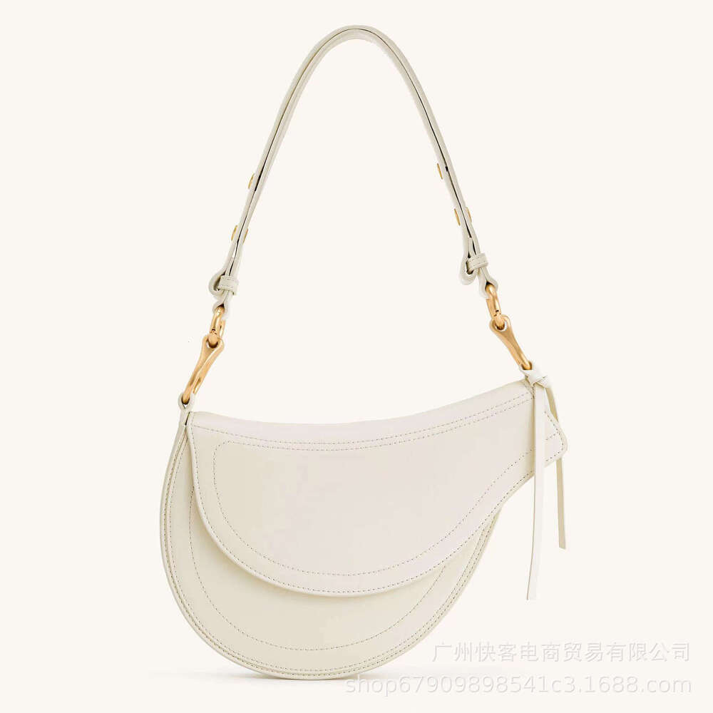 Women's Bags for women's versatile spring/summer crossbody lightweight and high-end, ins niche shoulder bag, pleated moon bag