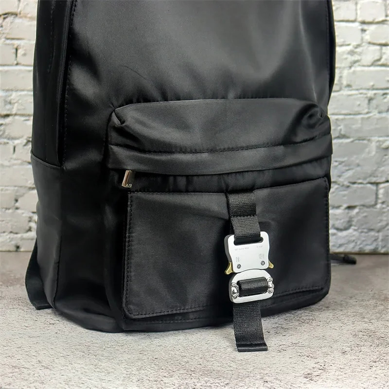 25ss Black ALYX Traveling Bag High Capacity Computer 11 Quality 1017 9SM Casual Backpack 251111