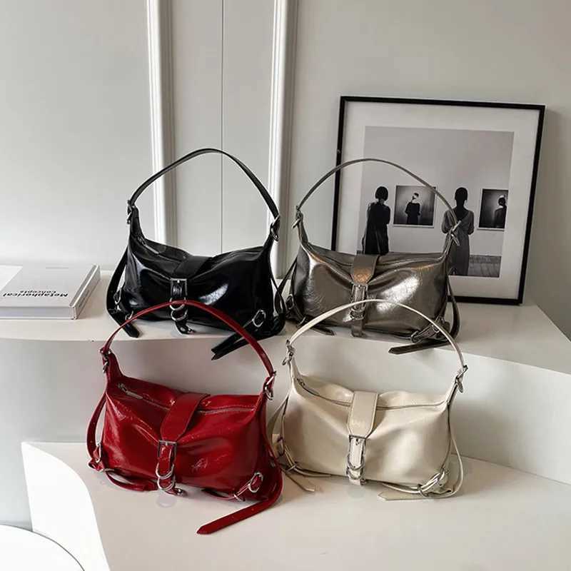 High quality womens bag autumn new fashion simple high-capacity sensory shoulder bag solid Versatile handbag Z250416-1