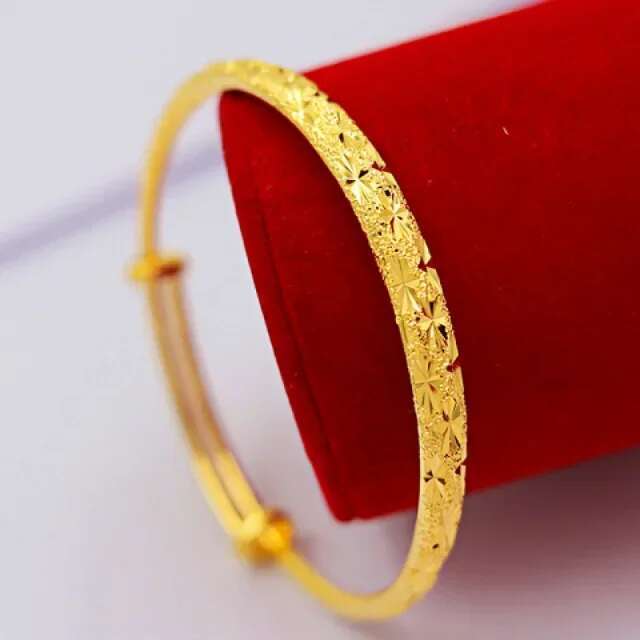 Shop Same Style 9999 Bracelet Fashion Dragon Phoenix Chengxiang AU750 Real Gold Solid 5D Adjustable Birthday
