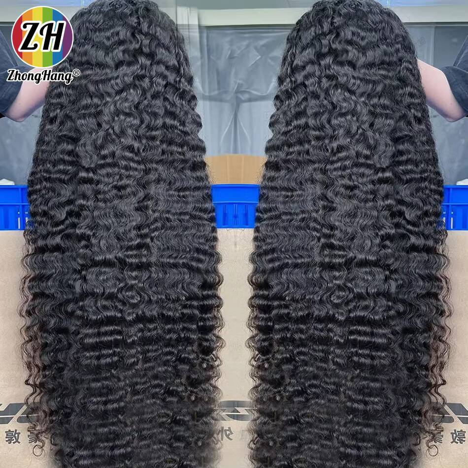 Raw Burmese Curly Wig 30 Inch Full HD Lace Frontal Wig Vendor Wholesale12A Grade Original Vietnamese Raw Virgin Human Hair Wig