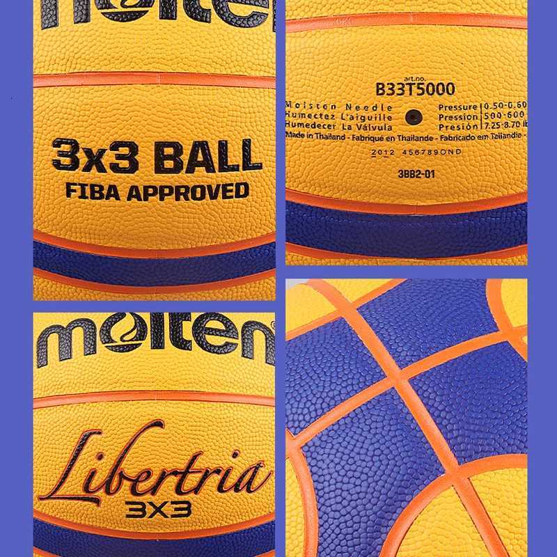 Molten Basketball Ball 3x3 PU Official Certification Competition Basketball Standard Ball Outdoor indoor baloncesto B33T5000W251115
