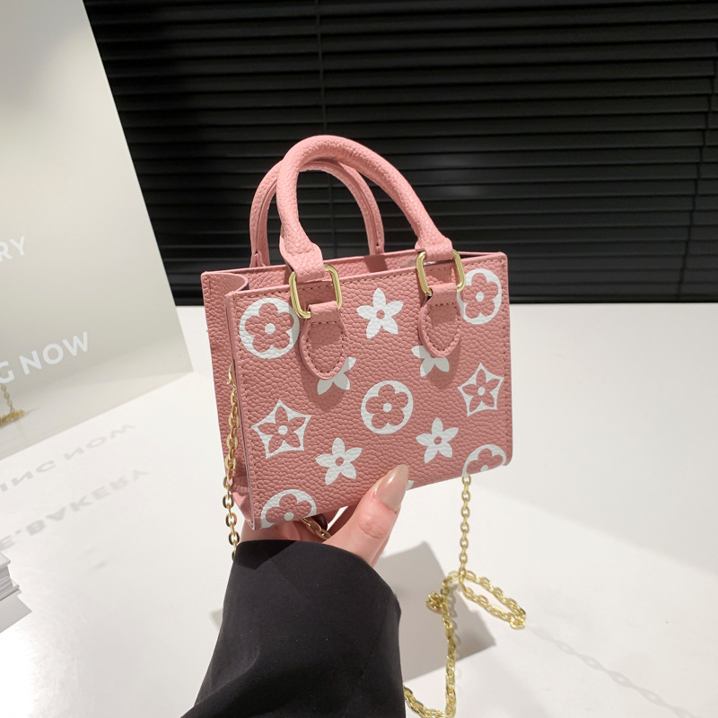 Free shipping 2025 Season New Fashion Print Square Bag Women High Quality Unique Casual Minimalist Crossbody Bag brown black