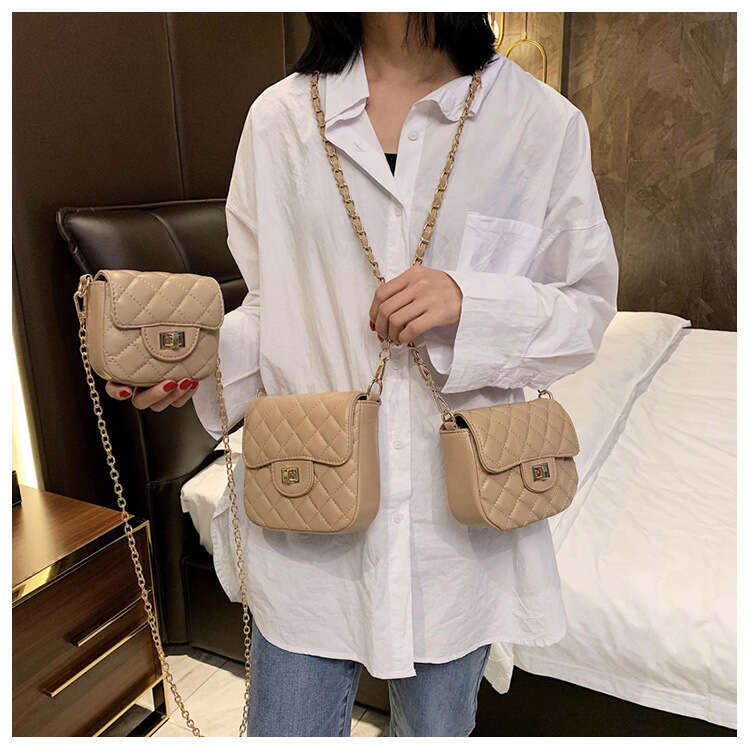 New embroidered thread square bags for women, large, medium and small letter bags, trendy coin purse, shoulder bag, crossbody bag