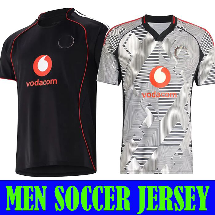 25 26 Orlando Pirates Soccer Jerseys Home black away green Short Sleeve Football Shirts men kits 2025 2026 kids football shirts