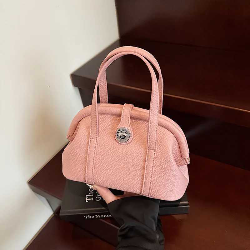 Solid Color Top Handle Bag Versatile Shoulder Purse for Women Chic Crossbody Tote Minimalist Day-to-Night Ba Fashion Sling BagW251115