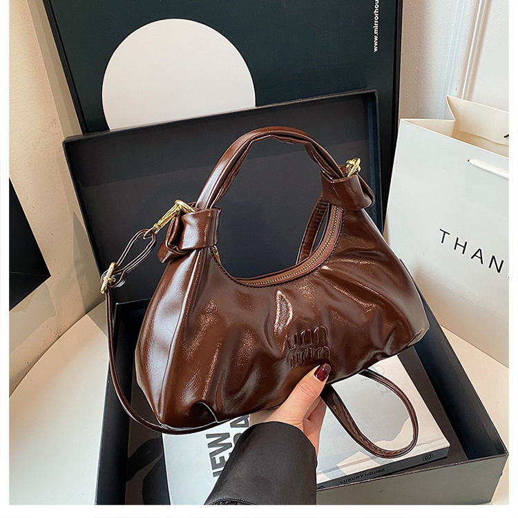 designer bag new Simple fashionable and trendy cross-border single-shoulder bag autumn and winter letter sling bag stylish handbag for women solid col