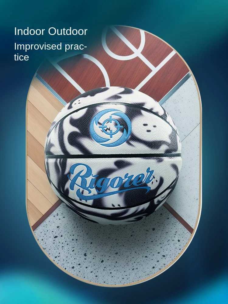 RIGORER Ghost Luminous Pu Basketball Fluorescent No7 Adult Wear-resistant Indoor And Outdoor Professional Birthday GiftW251115