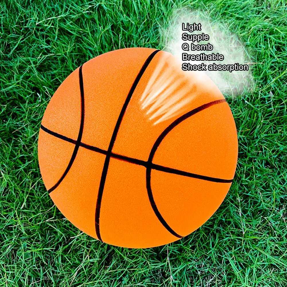Mute Silent Basketball Diameter 18/21/24 CM Indoor Silent Skip Ball Squeezable Slient Child Sports Toy Game Bounce BasketballsW251115