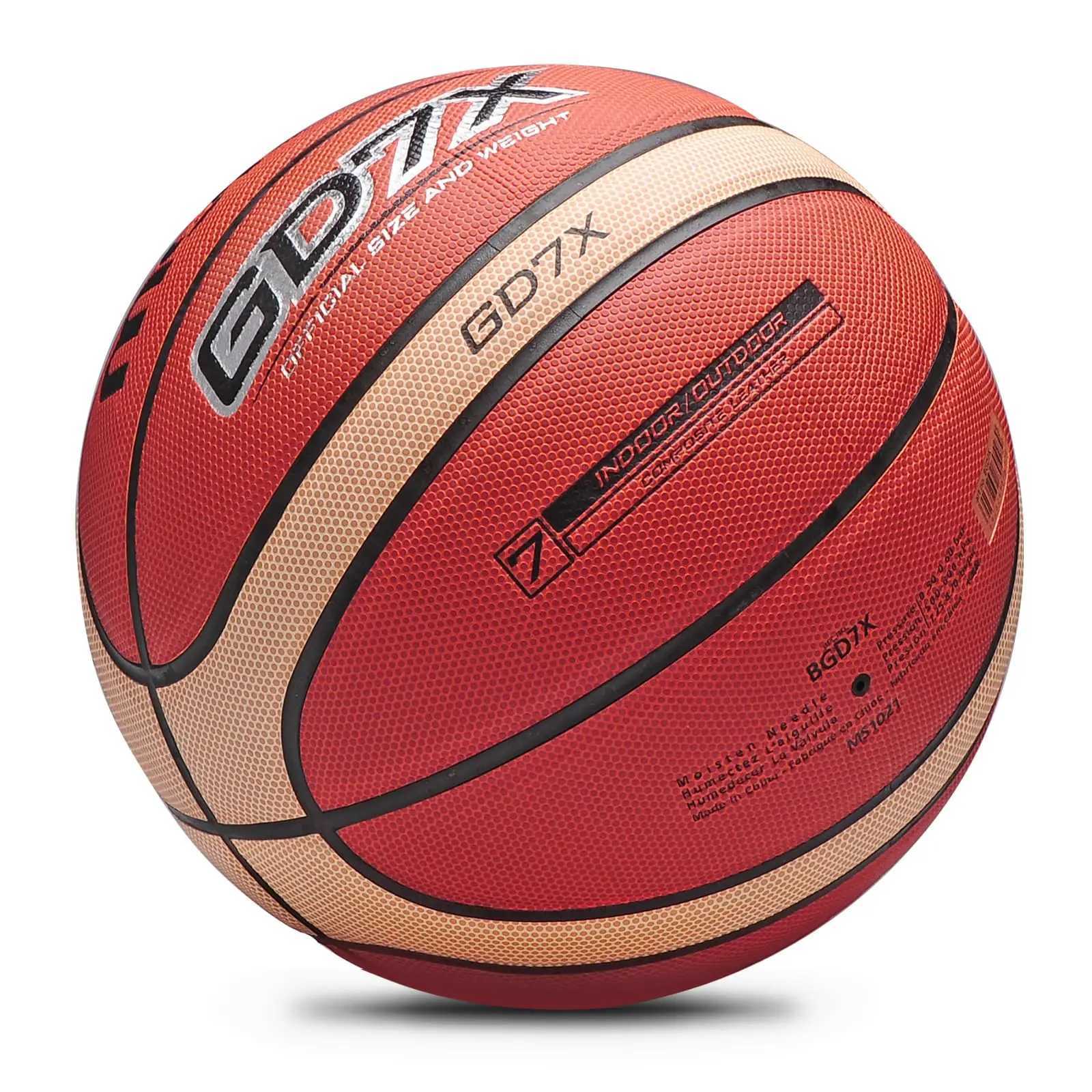 Original Molten GD7X Basketball Soft Touch Rubber and Faux Leather Training Basketball High Bounce Indoor Outdoor BasketballW251115