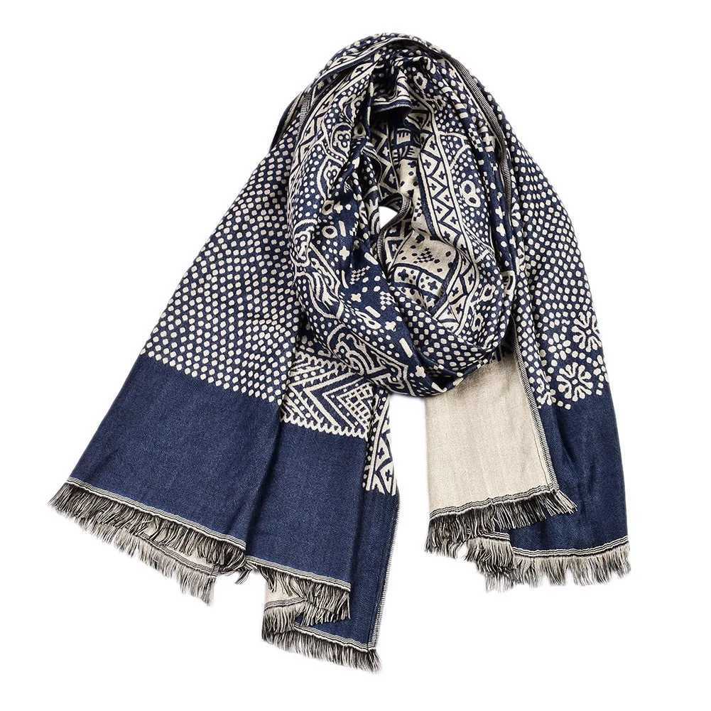 Luxury Fashion Men Scarf Cotton Linen Autumn Winter Warm Pashmina Neckerchief Long Soft Stole Bufanda Shawl Casual Mens Shawl Scarves Y251115