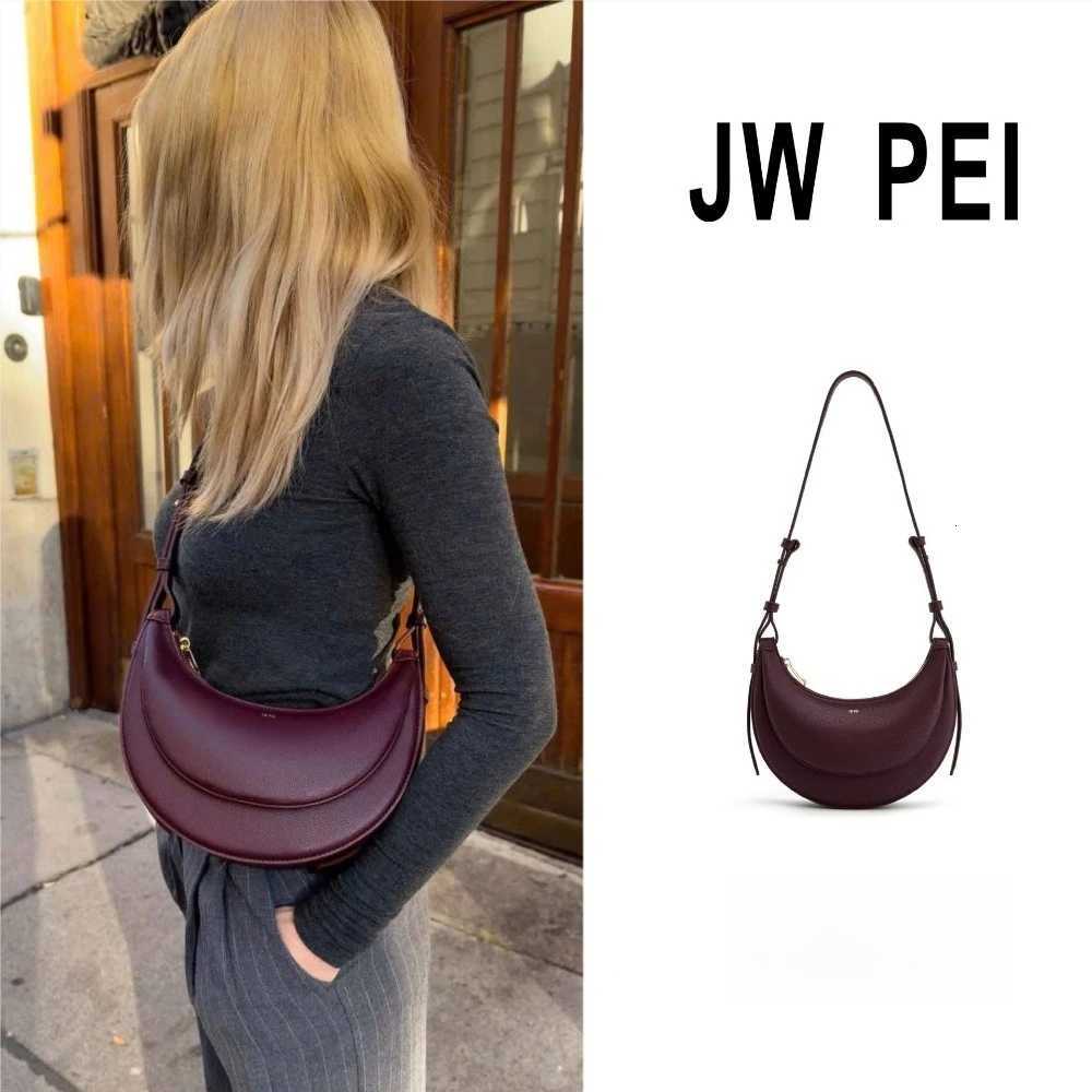 JW PEI Half Moon Bag Sharon Womens Crossbody Commuter Bag Niche Design Shoulder Exquisite Crescent Bag K251115