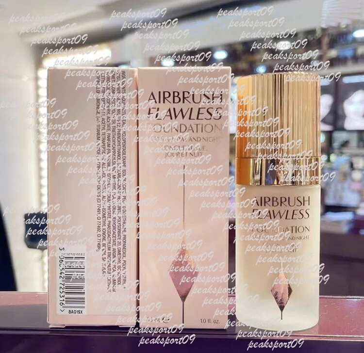Airbrush Flawless 30ML #1 #2 Neutral Cool/Froid Matte 4 colors Moisturized Liquid Foundation Face Skin Base Makeup